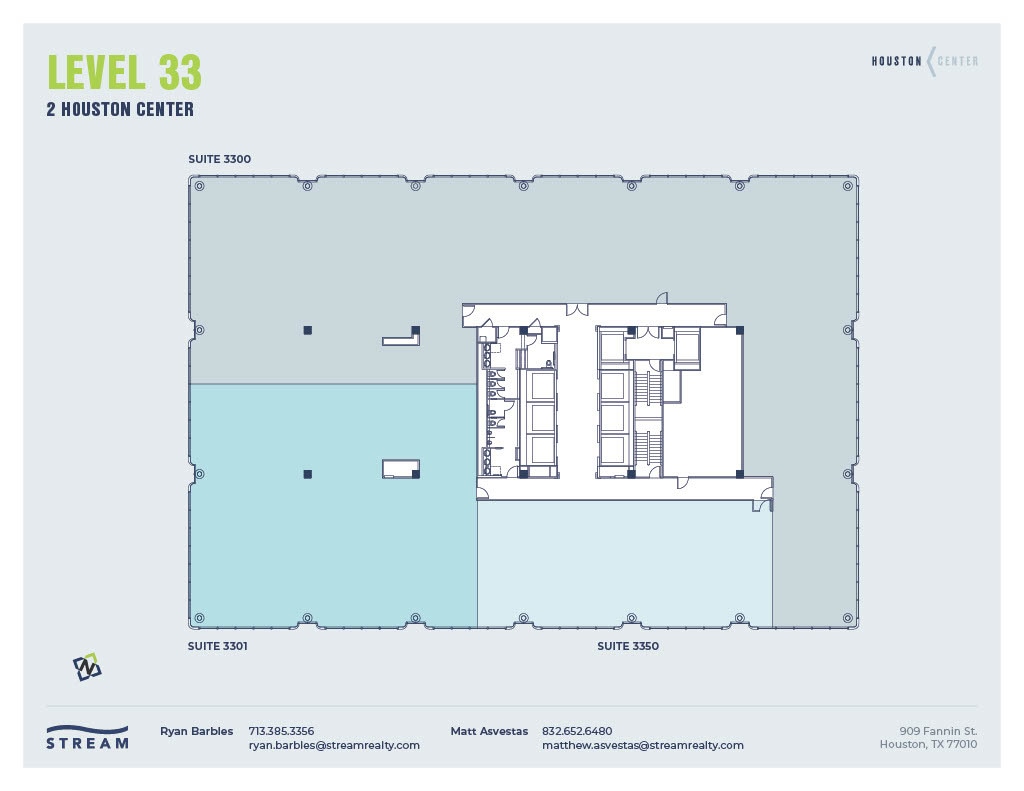 909 Fannin St, Houston, TX for lease Floor Plan- Image 1 of 1