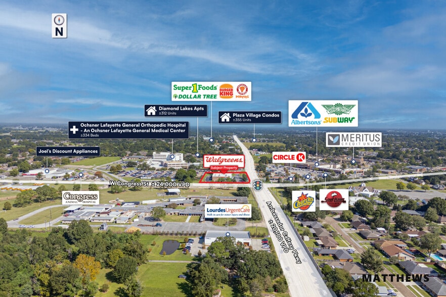 2822 Ambassador Caffery Pky, Lafayette, LA for sale - Building Photo - Image 3 of 3