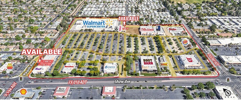 323 W Shaw Ave, Clovis, CA for lease - Building Photo - Image 1 of 3