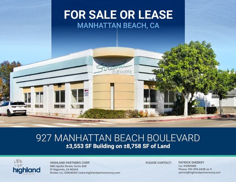 927 Manhattan Beach Blvd, Manhattan Beach, CA for sale - Building Photo - Image 1 of 16