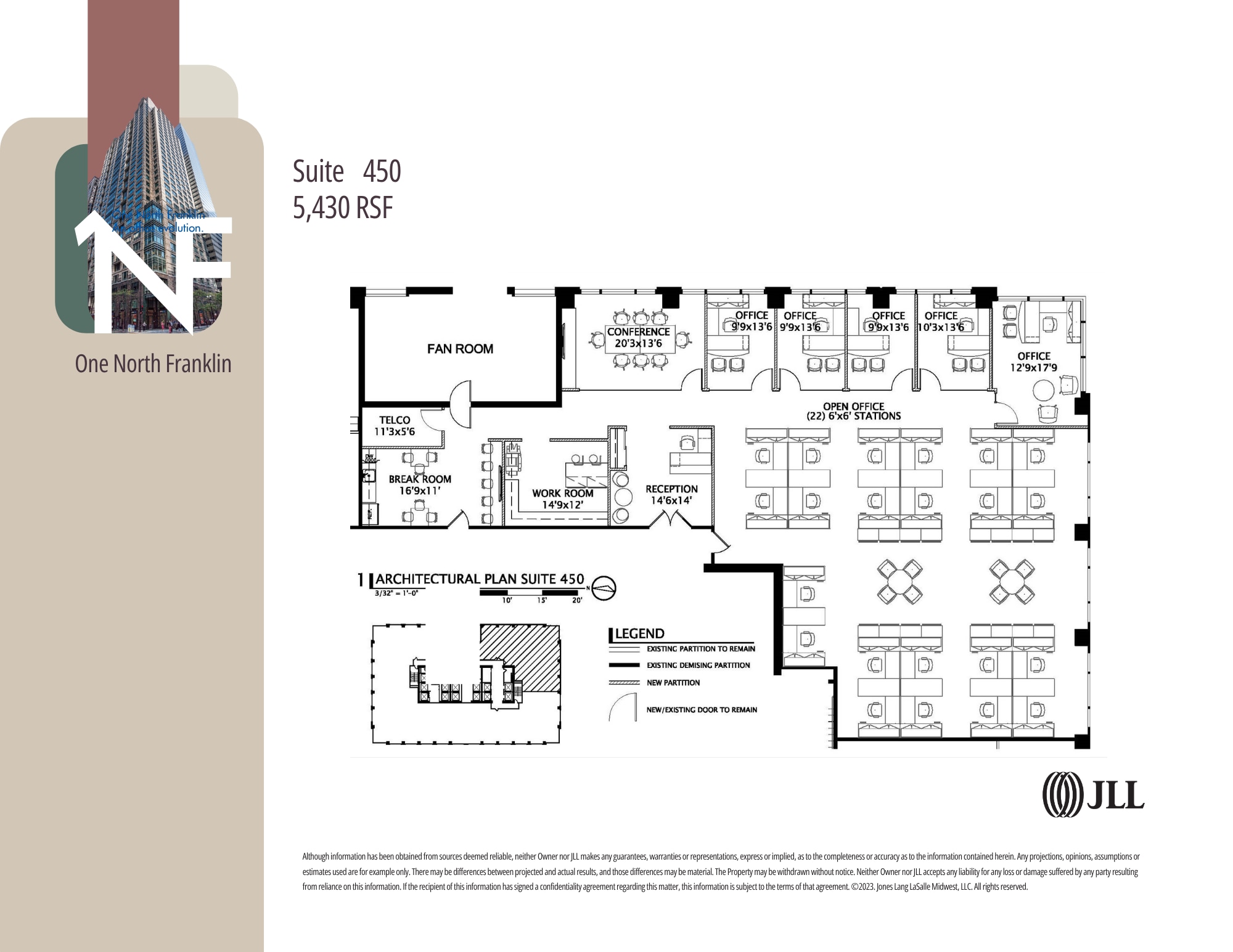 1 N Franklin St, Chicago, IL for lease Floor Plan- Image 1 of 1
