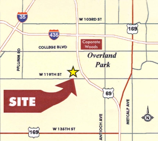 10118 W 119th St, Overland Park, KS for lease - Site Plan - Image 2 of 4