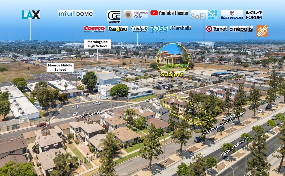 10607 Crenshaw Blvd, Inglewood, CA à vendre - Photo du bâtiment - Image 2 de 11