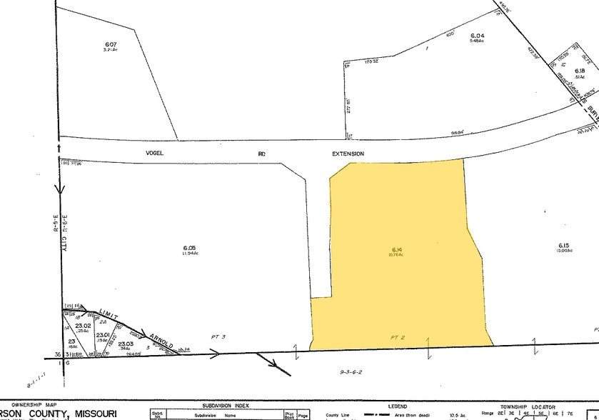 3787-3835 Vogel Rd, Arnold, MO à vendre - Plan cadastral - Image 3 de 8