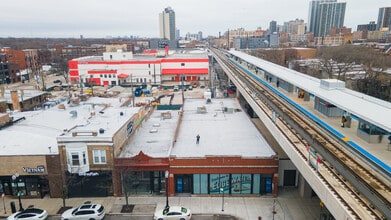 1122-1126 W Bryn Mawr Ave, Chicago, IL - Aerial  map view