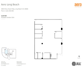 3900 Kilroy Airport Way, Long Beach, CA à louer Plan d’étage- Image 1 de 1