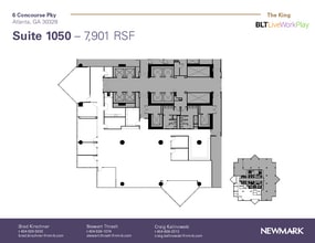 6 Concourse Pky NE, Atlanta, GA for lease Floor Plan- Image 2 of 3