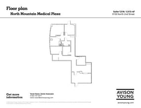9100 N 2nd St, Phoenix, AZ à louer Plan d’étage- Image 1 de 1