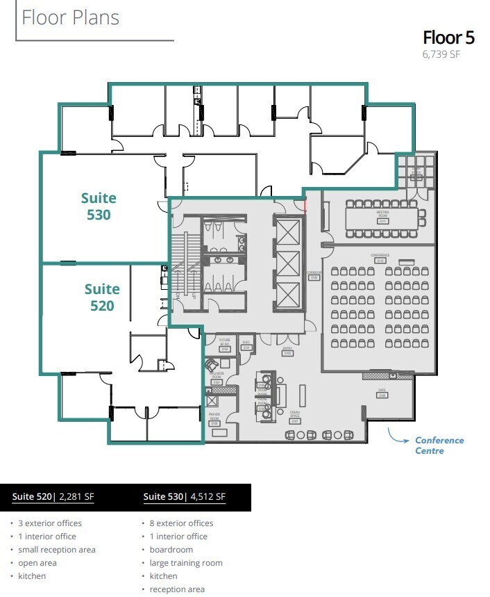 910 7th Ave SW, Calgary, AB à louer Plan d’étage- Image 1 de 1