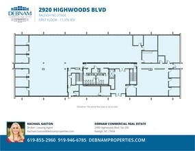 2920 Highwoods Blvd, Raleigh, NC à louer Plan de site- Image 2 de 3