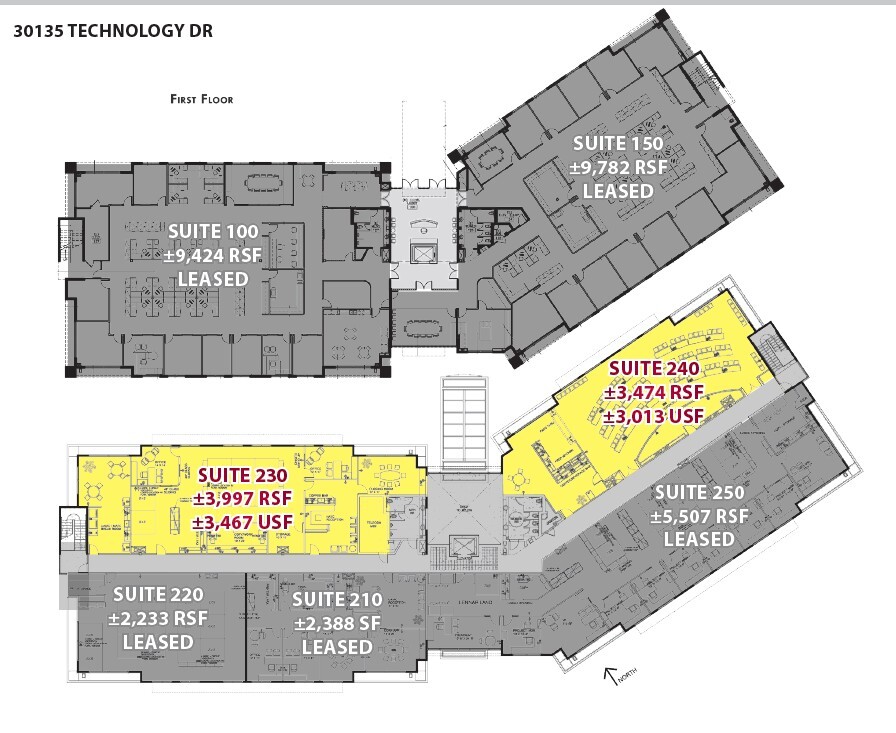 30111 Technology Dr, Murrieta, CA for lease Floor Plan- Image 1 of 1