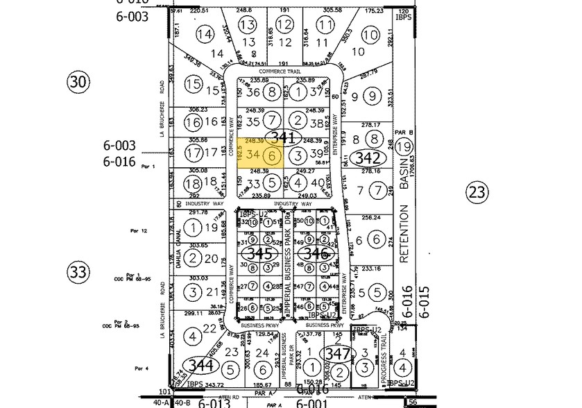 2436 Commerce Trl, Imperial, CA for lease - Plat Map - Image 2 of 4