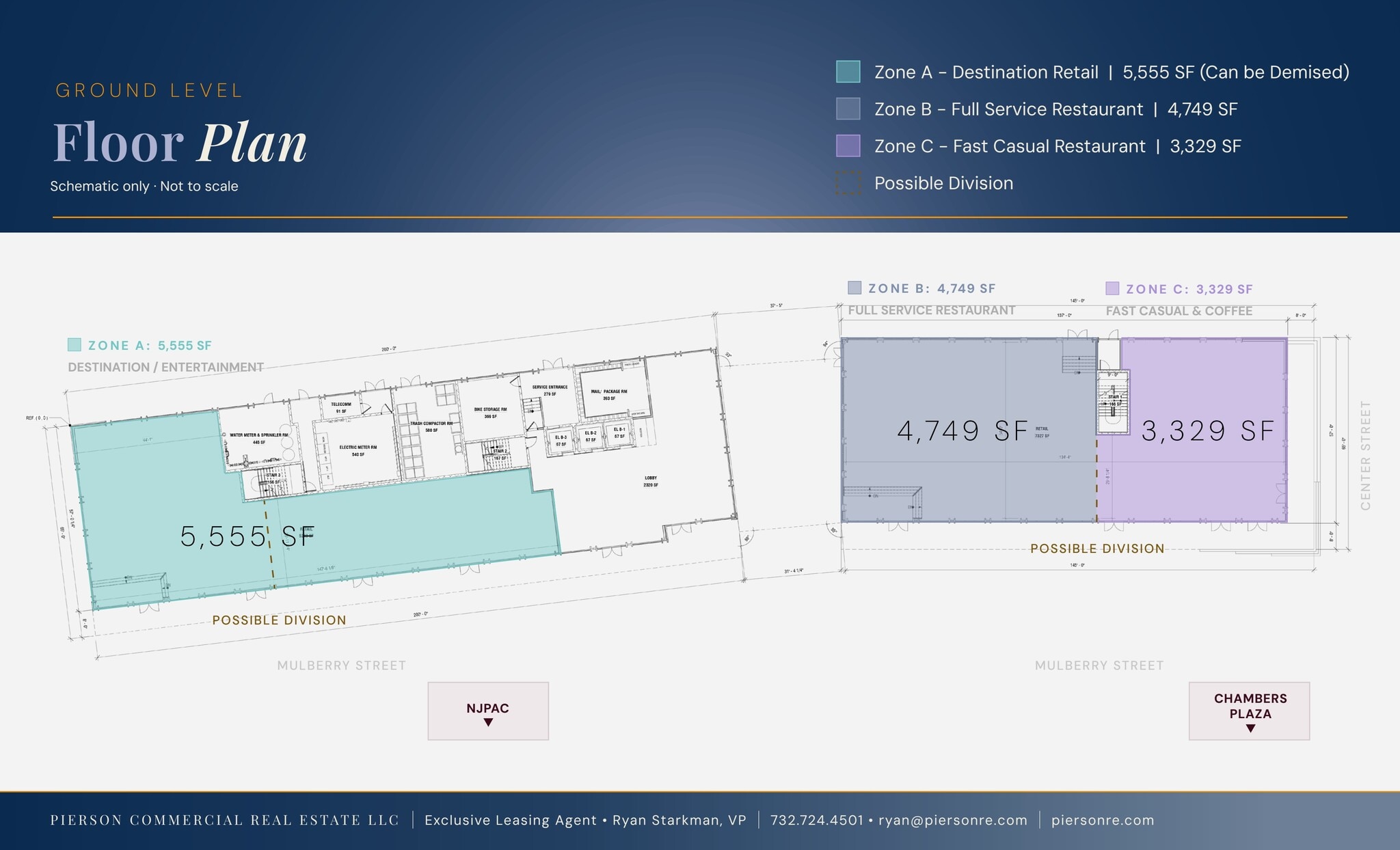 1 Center St, Newark, NJ for lease Floor Plan- Image 1 of 4