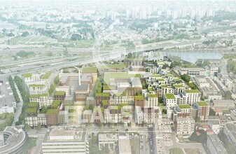 Romainville, SSD - Aérien  Vue de la carte