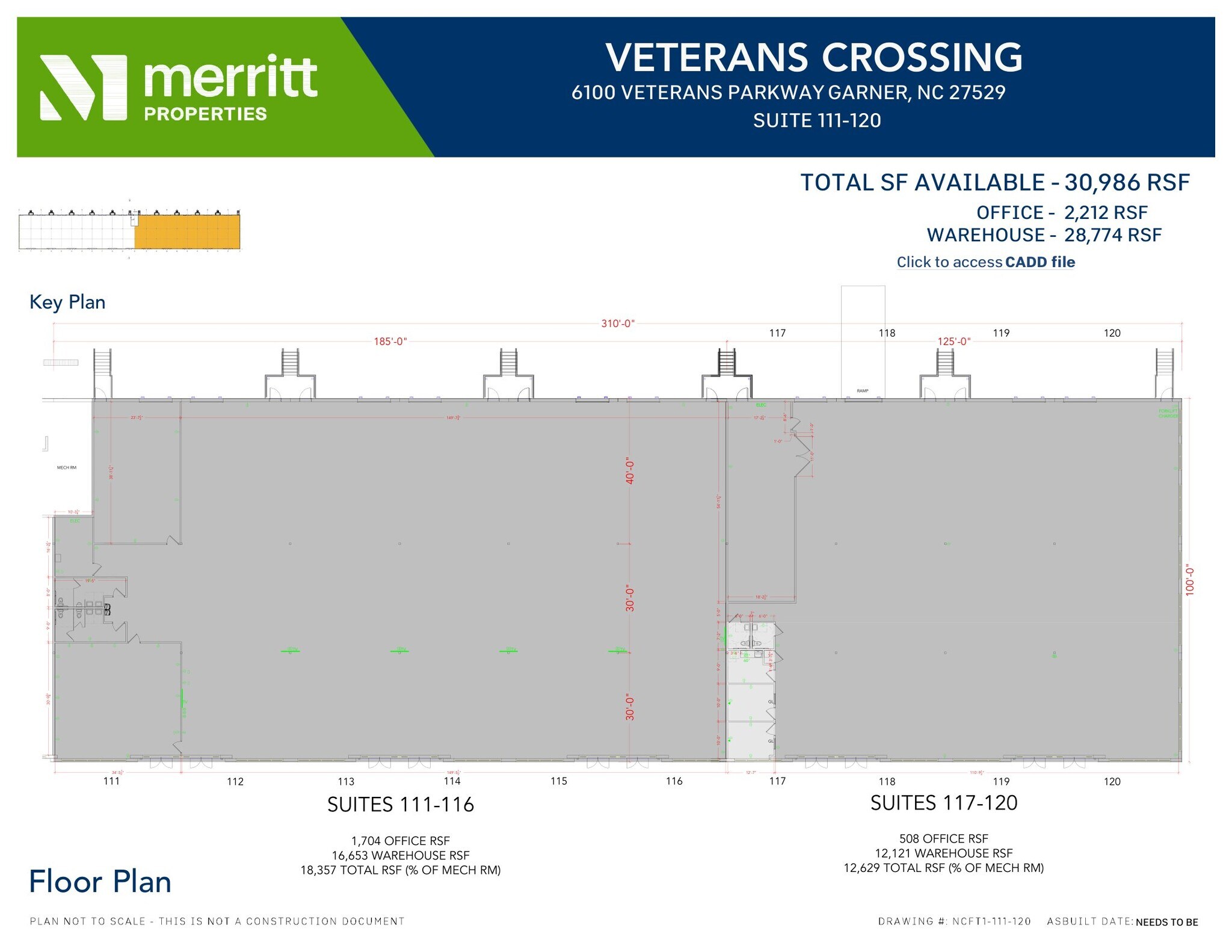 6100 NC Highway 42 W, Garner, NC for lease Floor Plan- Image 1 of 2