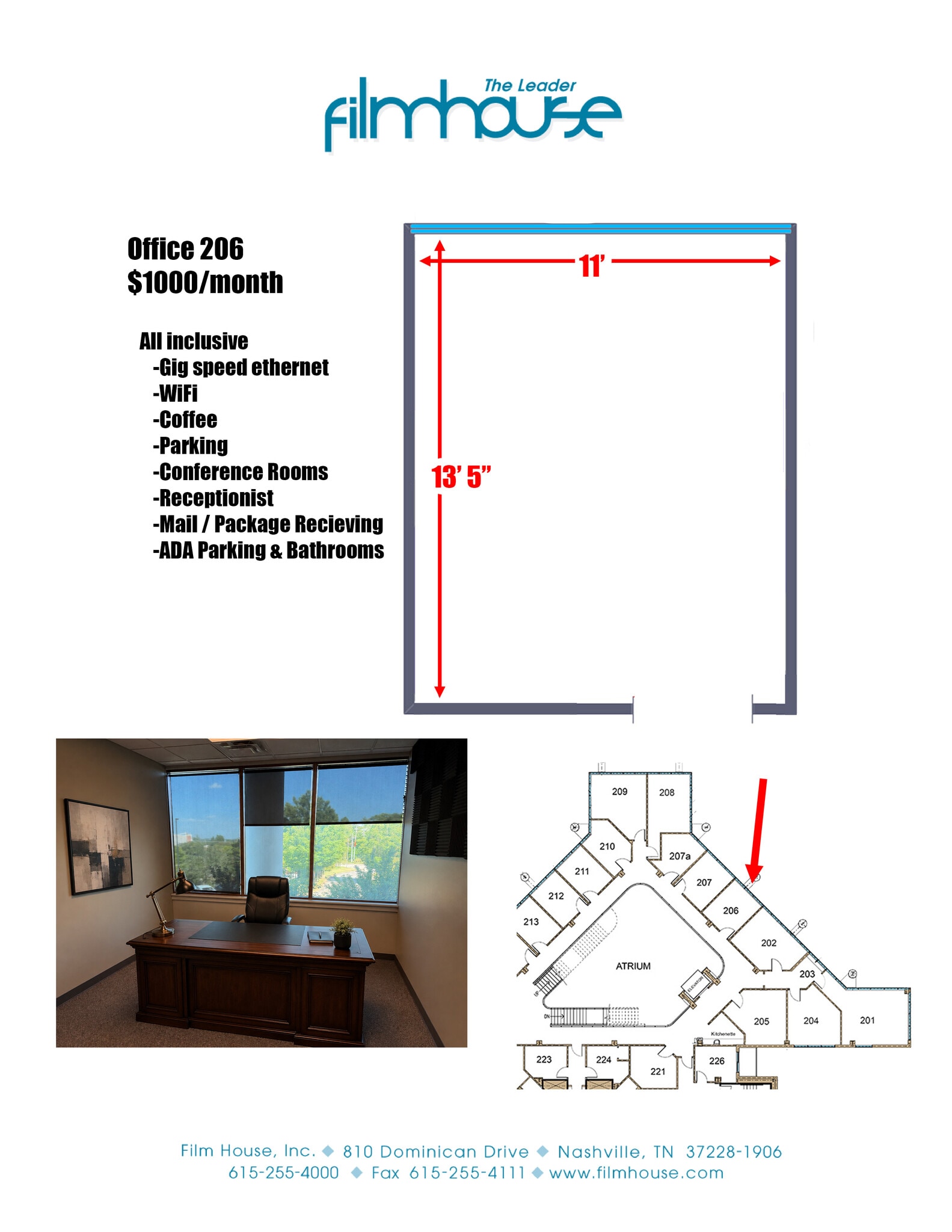 810 Dominican Dr, Nashville, TN for lease Interior Photo- Image 1 of 1