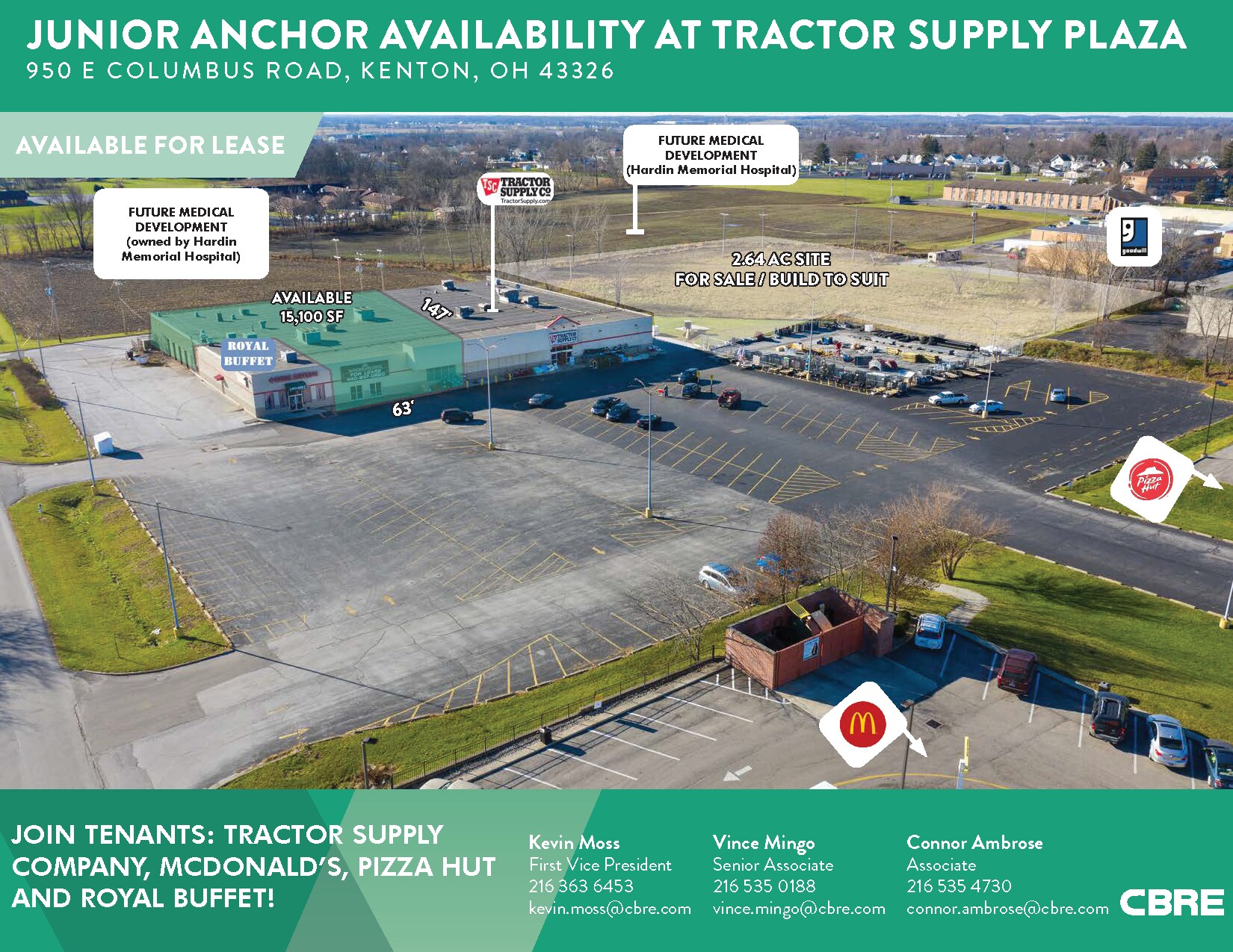 950 E Columbus St, Kenton, OH à louer Photo du bâtiment- Image 1 de 7