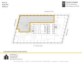 201 St. Charles Ave, New Orleans, LA for lease Site Plan- Image 1 of 1