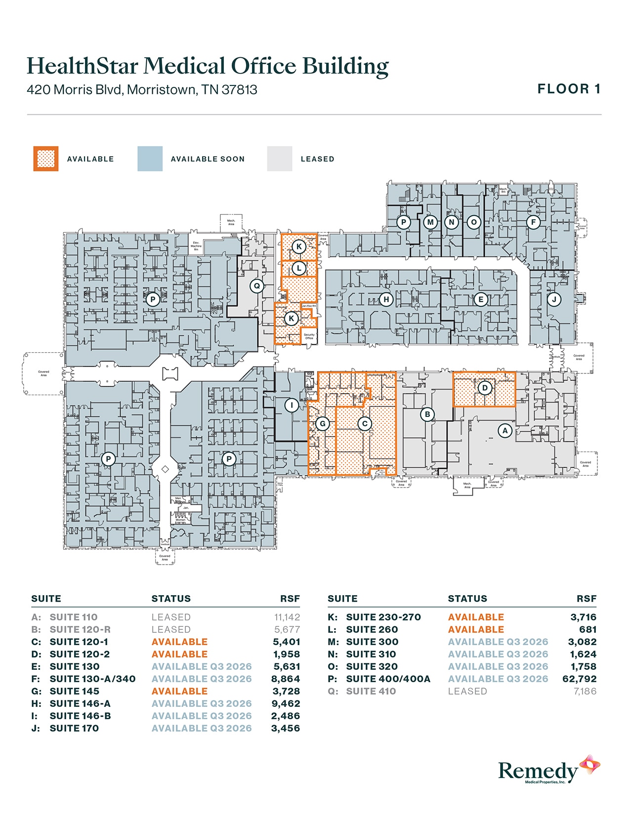 420 W Morris Blvd, Morristown, TN for lease Floor Plan- Image 1 of 1