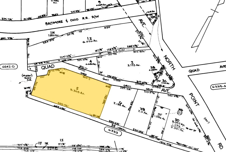 6401 Quad Ave, Baltimore, MD à vendre - Plan cadastral - Image 1 de 1