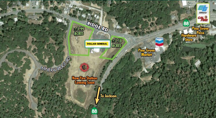 0 Ridge Rd, Pine Grove, CA à vendre Aérien- Image 1 de 3