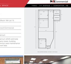 11830 111th Ave, Edmonton, AB à louer Plan d’étage- Image 1 de 1