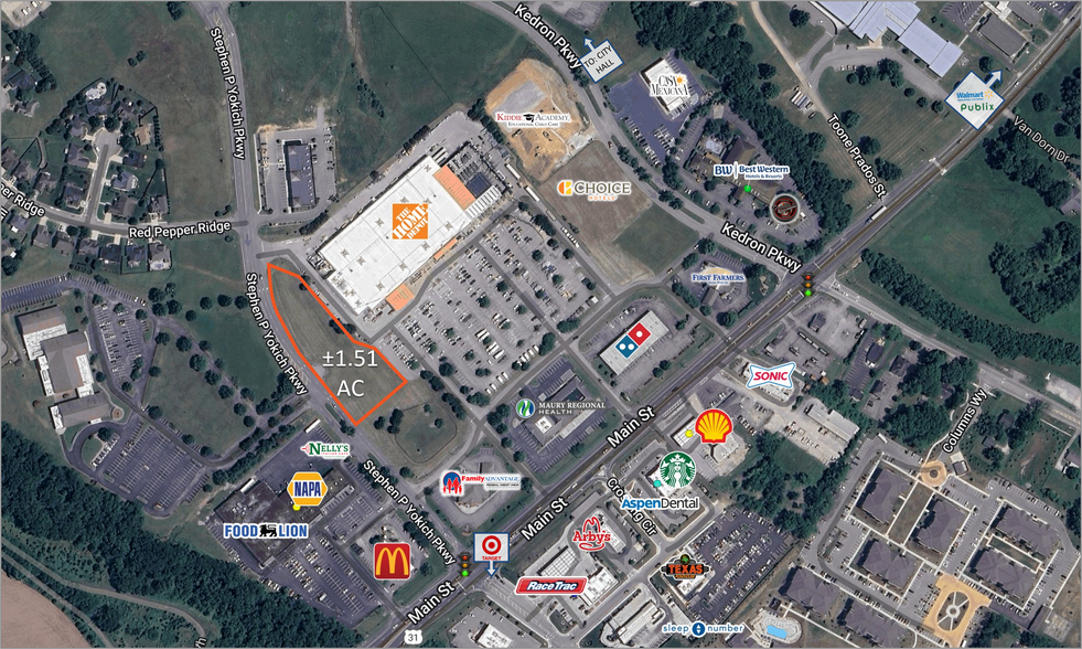 5411 Columbia Pike, Spring Hill, TN à vendre - Photo du bâtiment - Image 1 de 4