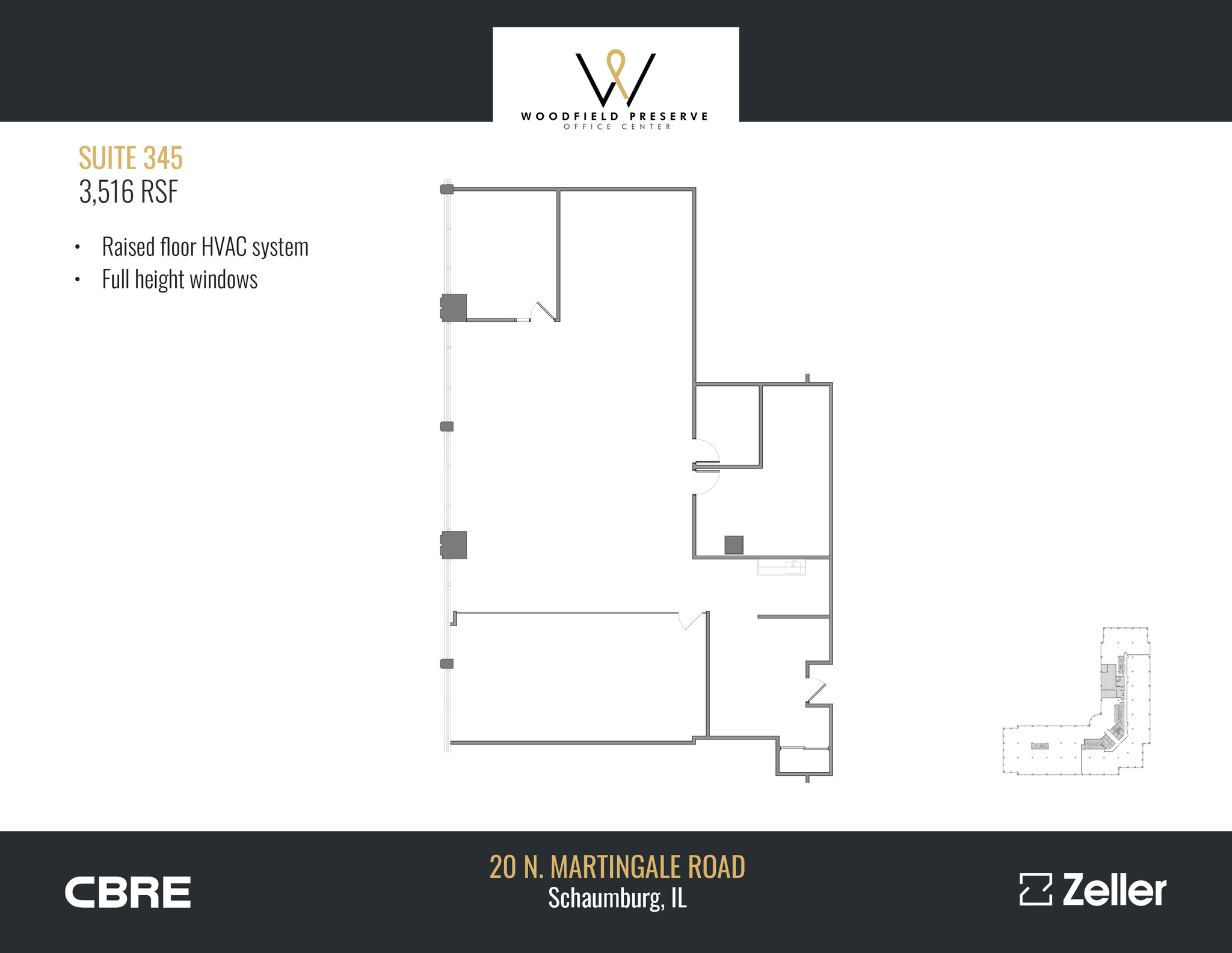 20 N Martingale Rd, Schaumburg, IL à louer Plan d  tage- Image 1 de 1