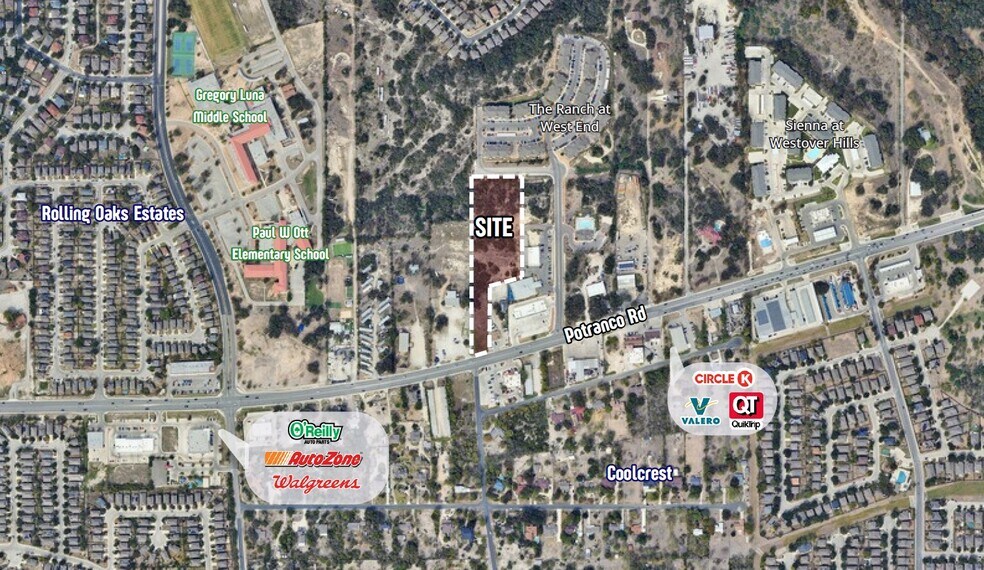 12135 Potranco Rd, San Antonio, TX à vendre - Photo du bâtiment - Image 1 de 3