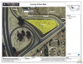 Angus Ln, Bakersfield, CA - Aérien  Vue de la carte