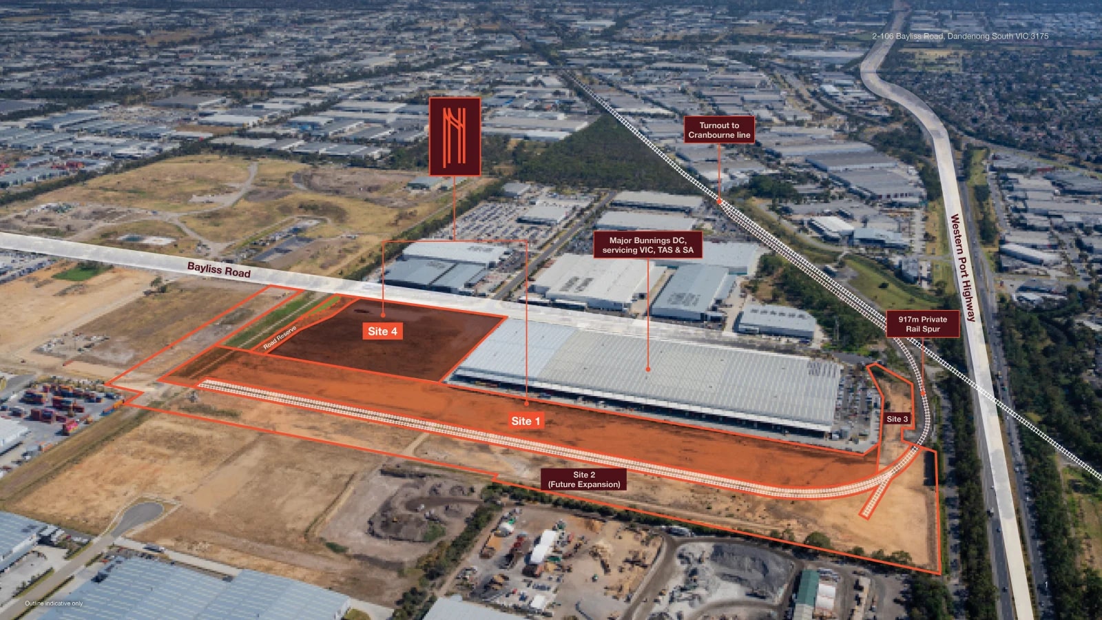 2-106 Bayliss Rd, Dandenong South for lease Aerial- Image 1 of 4