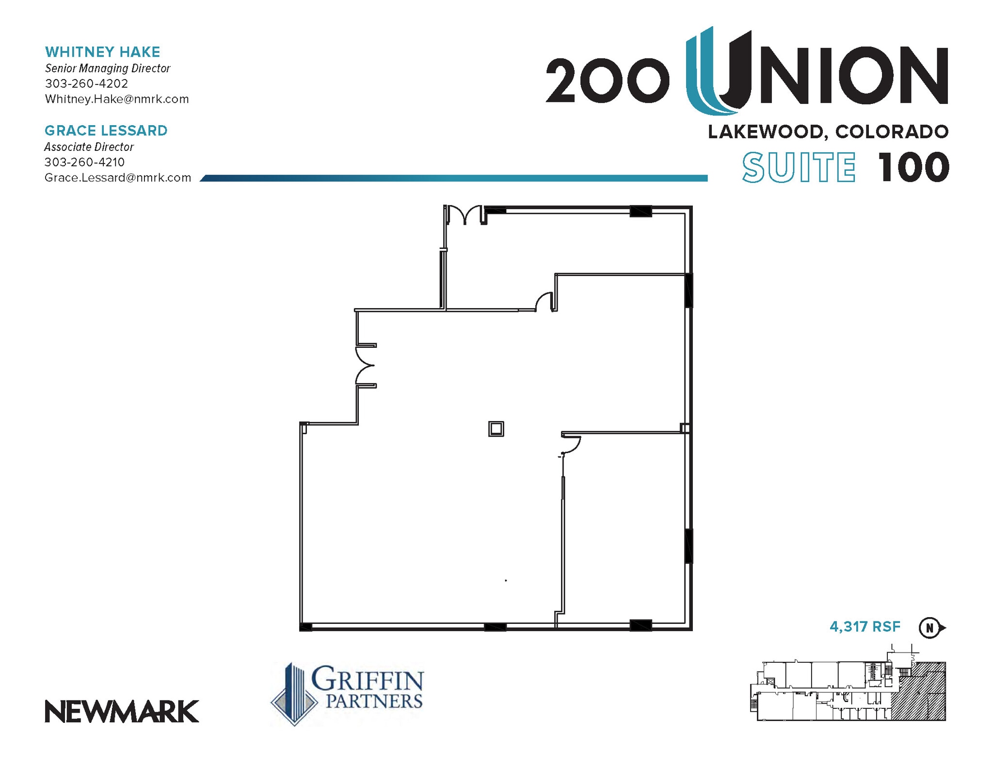 200 Union Blvd, Lakewood, CO à louer Plan d’étage- Image 1 de 1