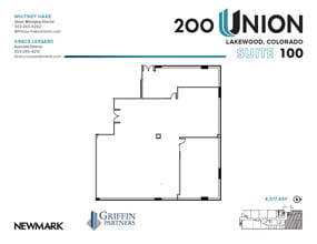 200 Union Blvd, Lakewood, CO à louer Plan d’étage- Image 1 de 1