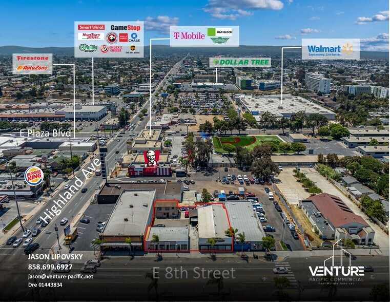 718 E 8th St, National City, CA à vendre - Photo du bâtiment - Image 3 de 9