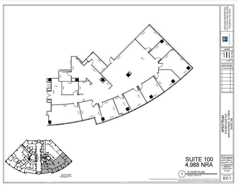 613 NW Loop 410, San Antonio, TX à louer Plan d’étage- Image 1 de 1