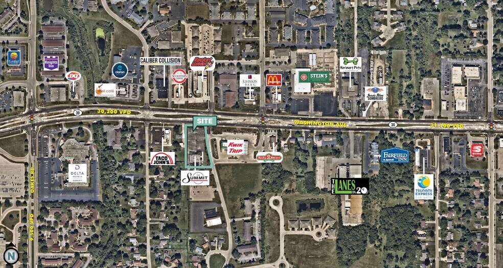 6825 Washington Ave, Mount Pleasant, WI à vendre - Photo du bâtiment - Image 2 de 3