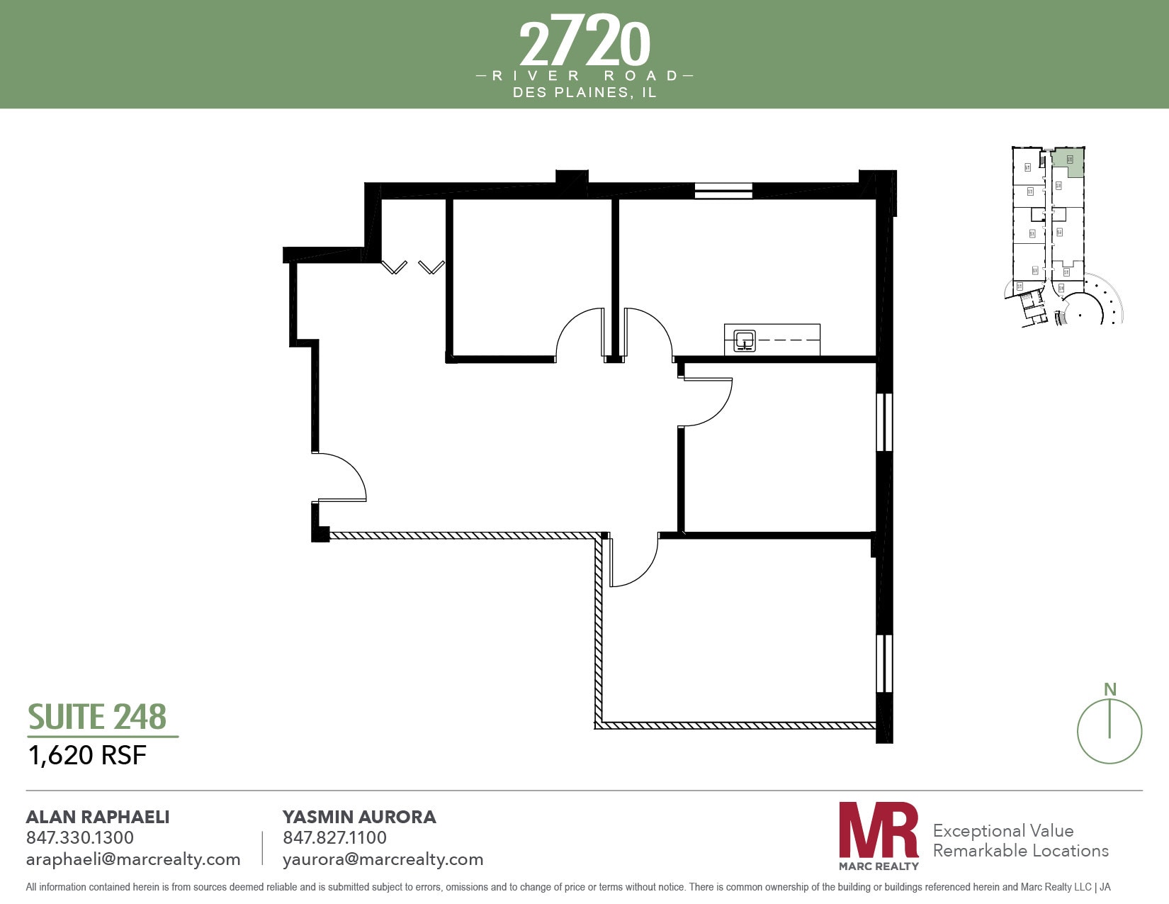 2720 S River Rd, Des Plaines, IL à louer Plan d’étage- Image 1 de 1