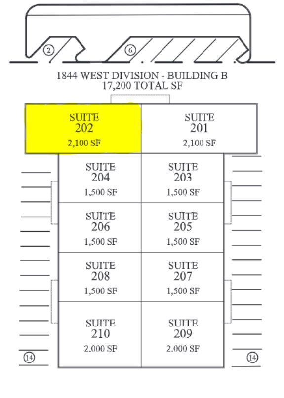 1844 W Division St, Arlington, TX à louer Plan d’étage- Image 1 de 1