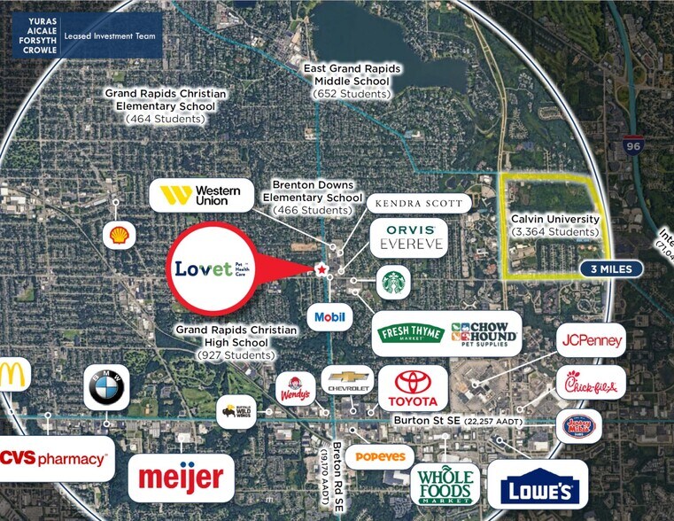 1935 Breton Rd SE, Grand Rapids, MI à vendre - Aérien - Image 3 de 5