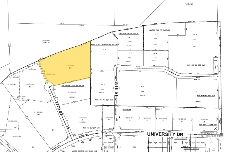 2601 S 37th St, Phoenix, AZ for lease - Plat Map - Image 2 of 8