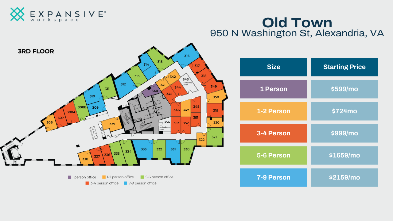 950 N Washington St, Alexandria, VA for lease Floor Plan- Image 1 of 4