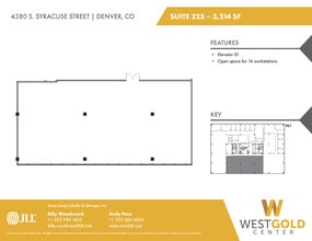 4380 S Syracuse St, Denver, CO for lease Floor Plan- Image 1 of 3