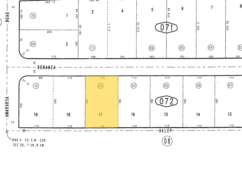 15329 Bonanza Rd, Victorville, CA for lease - Plat Map - Image 2 of 14