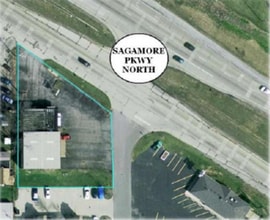 2344 Sagamore Pky N, Lafayette, IN for lease Aerial- Image 2 of 2