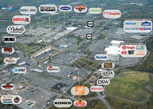 1153-1187 Ulster Ave, Kingston, NY - AERIAL  map view - Image1