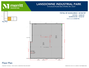 178-194 Alco Pl, Lansdowne, MD à louer Plan d’étage- Image 1 de 1