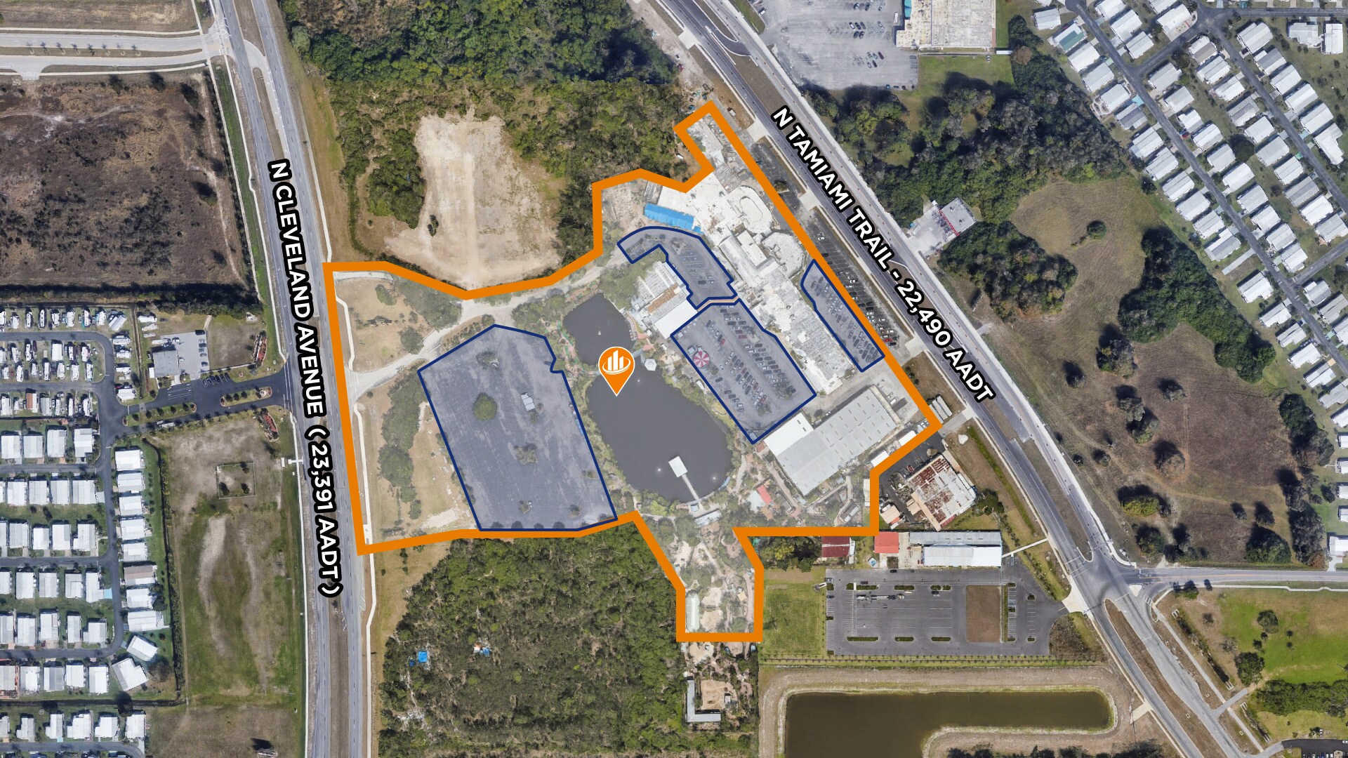 2787 N Tamiami Trl, North Fort Myers, FL à vendre Aérien- Image 1 de 1