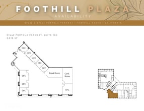 27422 Portola Pky, Foothill Ranch, CA à louer Plan d’étage- Image 1 de 1