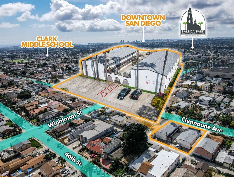 3845-3855 Chamoune Ave, San Diego, CA à vendre - Photo du bâtiment - Image 1 de 18