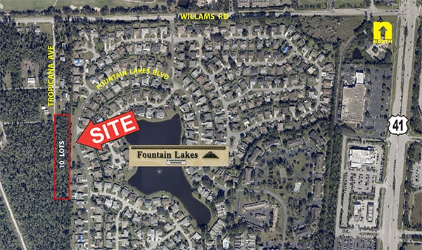 Tropicana Ave, Estero, FL à vendre Aérien- Image 1 de 2